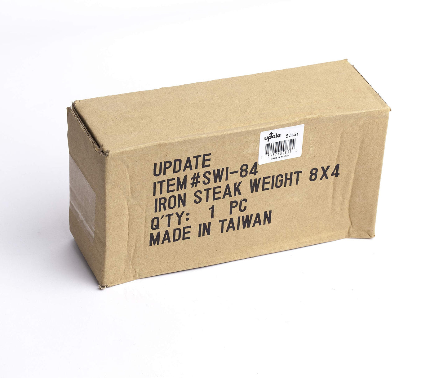 Update International New 8" Barbecue BBQ Grill Steak Weights, Heavy-Weight, Hamburger Bacon Sausage Grill Press, Commercial Grade, Cast Iron