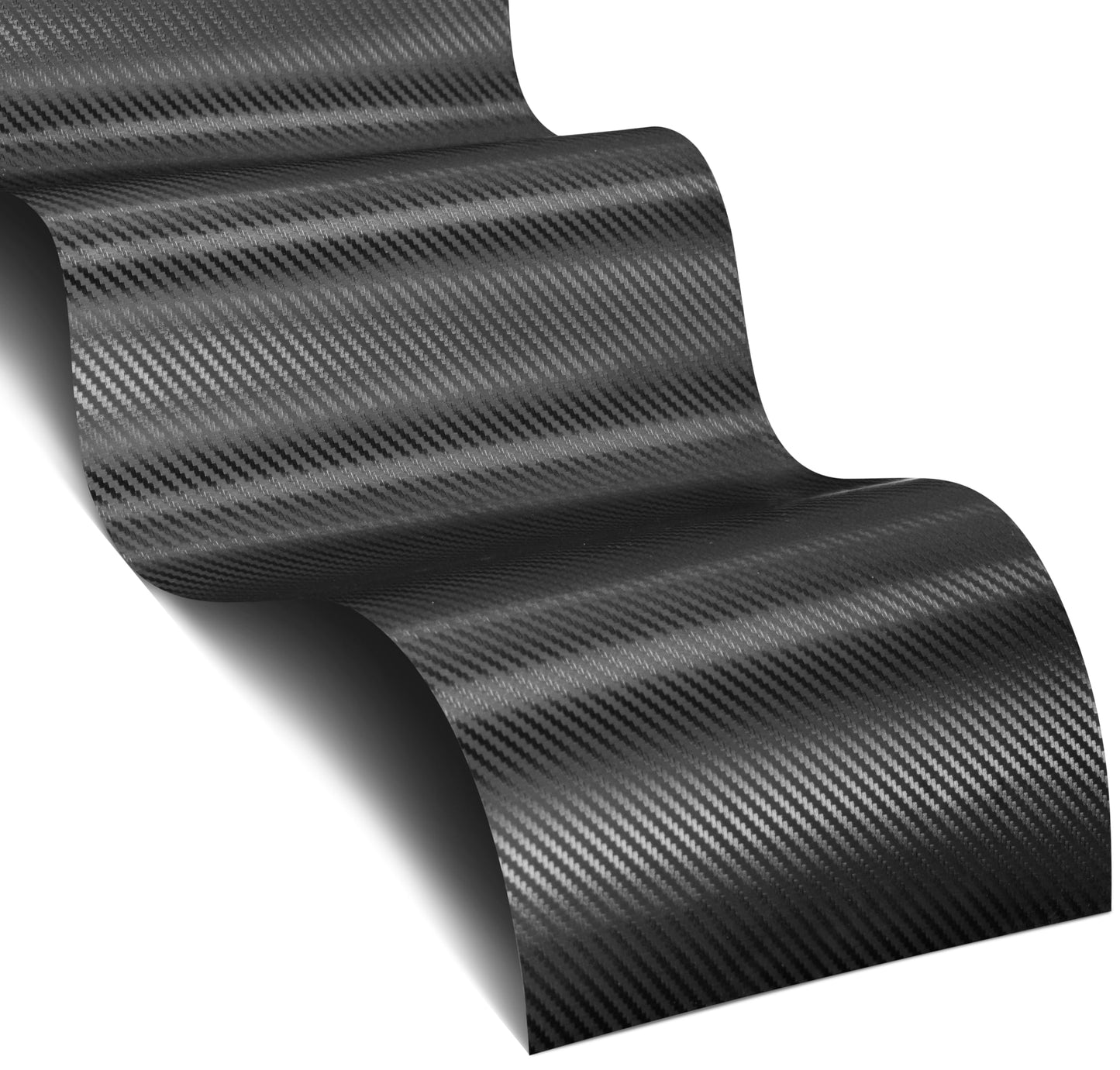 VViViD XPO Black Carbon Fiber Car Wrap Vinyl Roll Featuring Air Release Technology (25ft x 5ft)