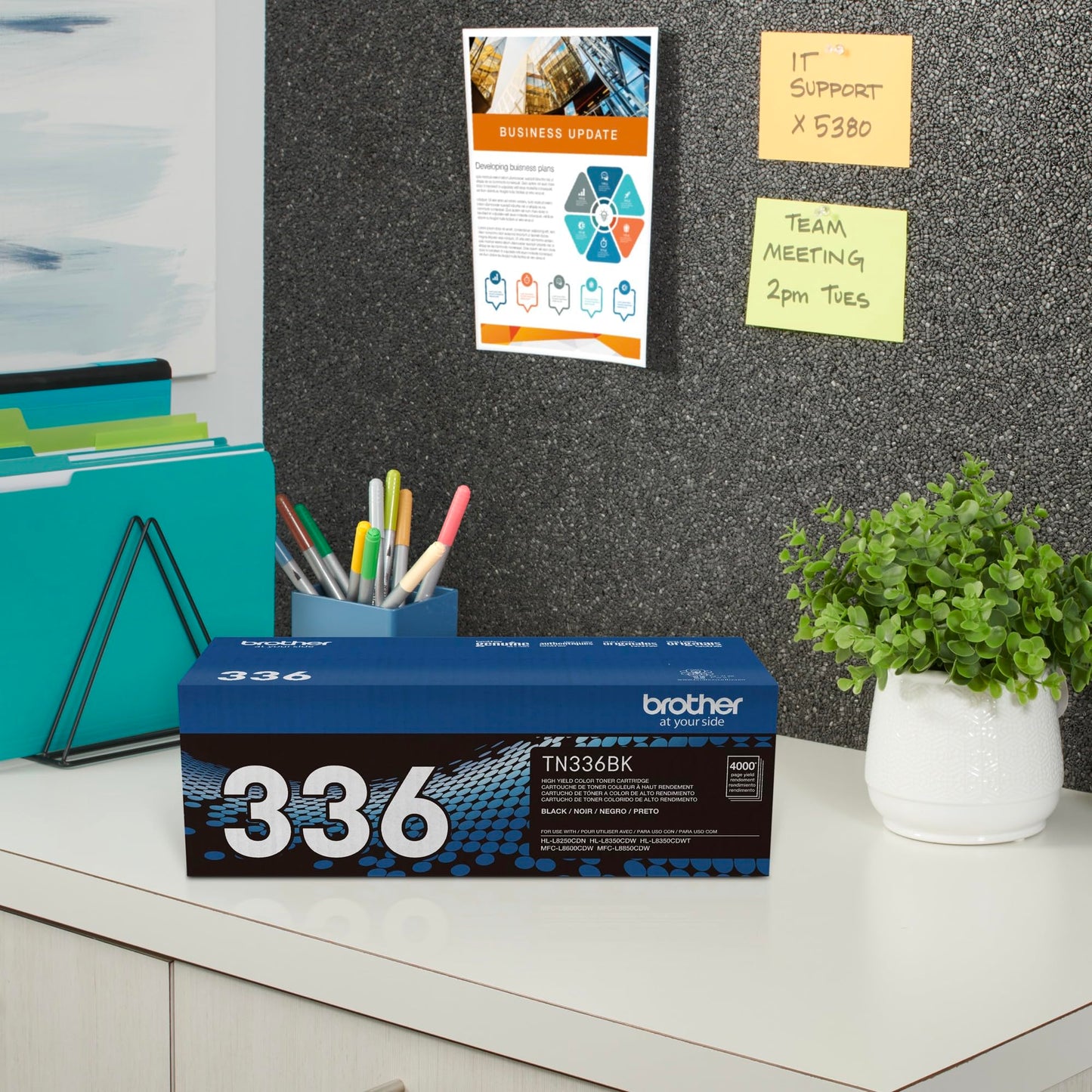 Brother TN-336BK DCP-L8400 L8450 HL-L8250 L8350 MFC-L8600 L8650 L8850 Toner Cartridge (Black) in Retail Packaging