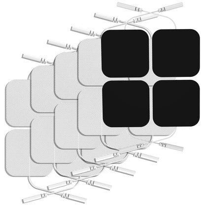 TENS Unit Replacement Pads, NURSAL Reusable TENS Electrode Pads 2x2 20pcs with Upgraded Self-Stick Performance for Electrotherapy, Compatible with AUVON TENS, TENS 7000