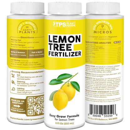 TPS NUTRIENTS Lemon Tree Fertilizer for Lemon Trees and Citrus, Liquid Plant Food, 32 oz (1 Quart)