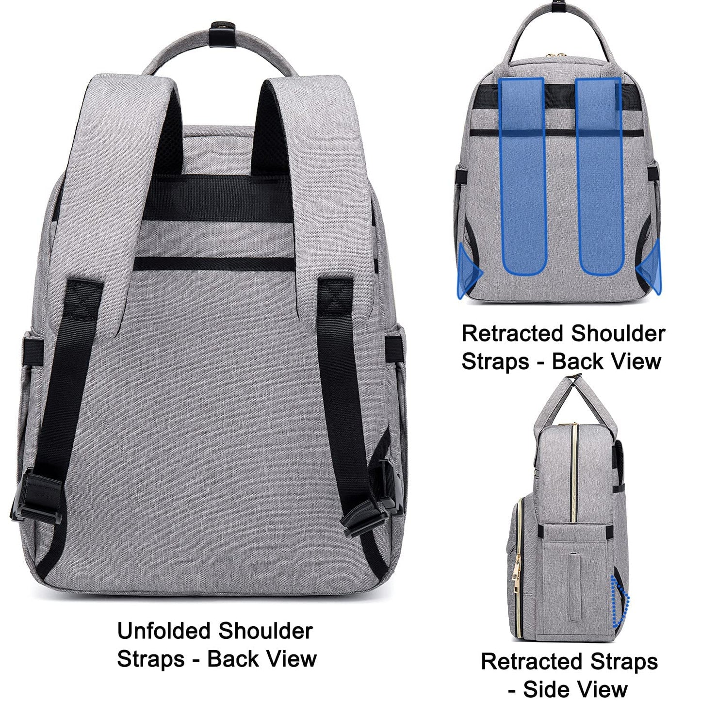 Artelaris Stylish Insulated Lunch Backpack for Women , Waterproof Travel Cooler Bag for Teacher Nurse Work School Picnic Book