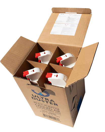 Ultra Duster Canned Air Industrial Strength 10oz 4 Pack Y