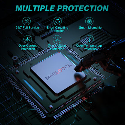 65W Charger Compatible with Microsoft Surface Pro 11, 10, 9, 8, 7+, 7, 6, 5, 4, 3, X, Power Adapter for Windows Surface Laptop 7/6/5/4/3/2/1, Go Tablet, Book 3/2/1, Support 44W, 36W, LED, 10FT