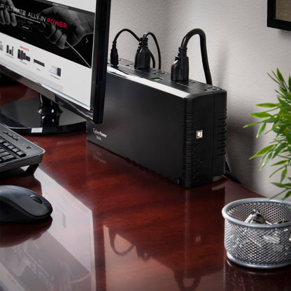 CyberPower SL700U Standby UPS Battery Backup and Surge Protector, 700VA/370W, 8 Outlets, Slim Profile, UL Certified