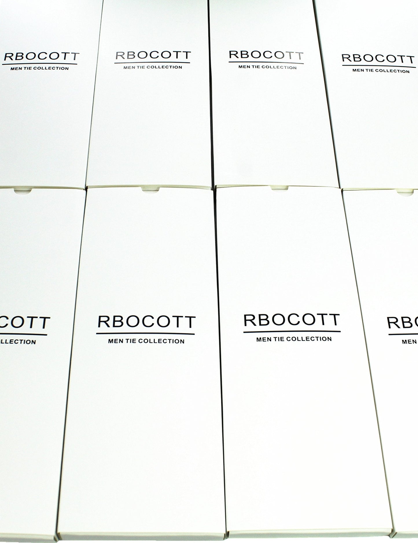 RBOCOTT Silk Baby Blue Tie Business Wedding Formal Necktie for Men (Light Blue)