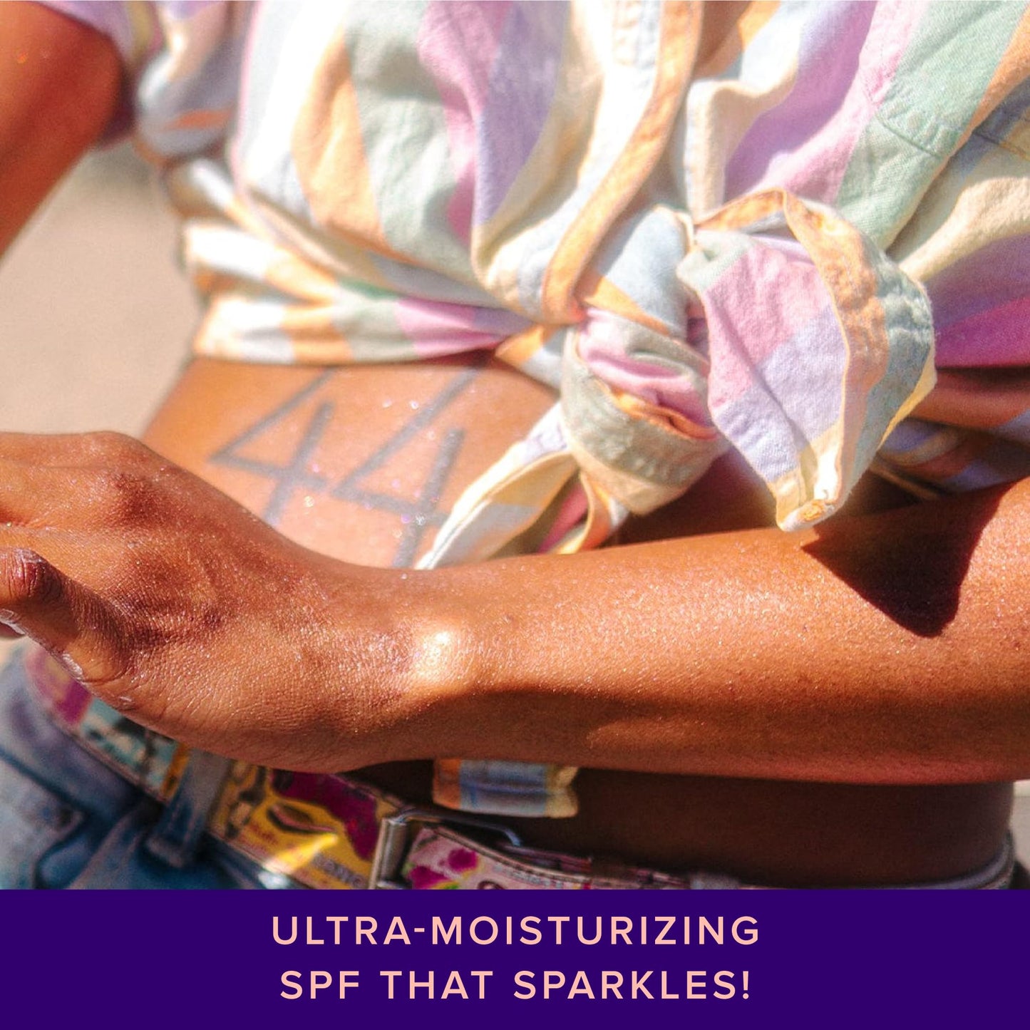 Unicorn Snot Glitter Sunscreen Lotion - SPF 30 Shimmer Sunscreen for Face & Body Glow - UVA/UVB Protection - Water Resistant, Cruelty Free - Made in USA - Rose Gold Shimmer