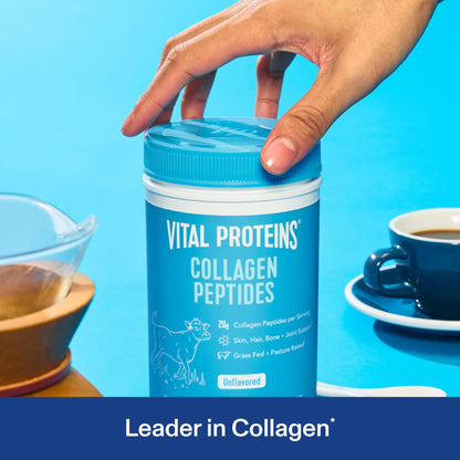 Vital Proteins Collagen Peptides Powder - Supports Hair, Nail, Skin, Bone & Joint Health, Unflavored, Collagen Protein 9.33 OZ