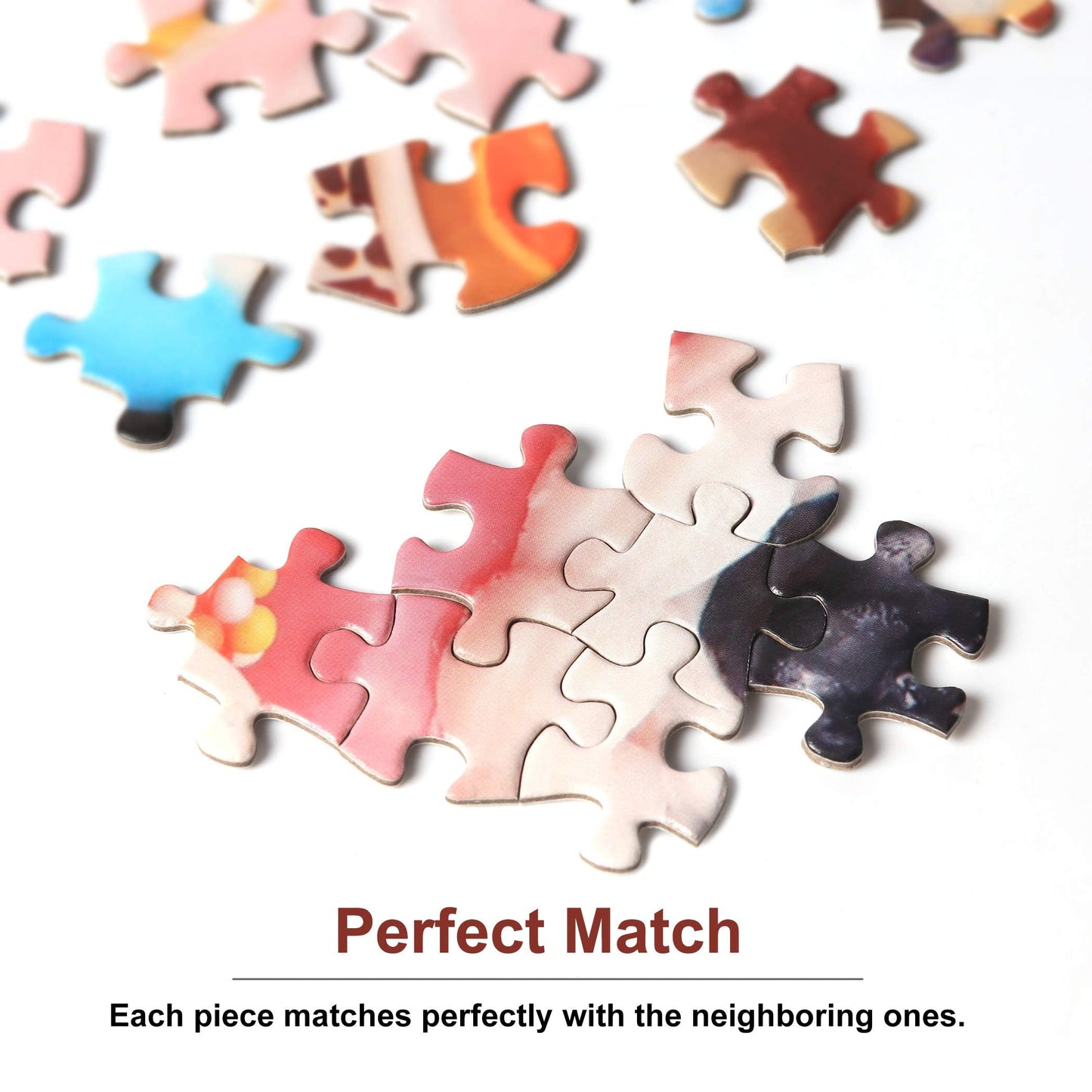 Tektalk 1000 Pieces Jigsaw Puzzles for Teens & Adults (Donut Feast)