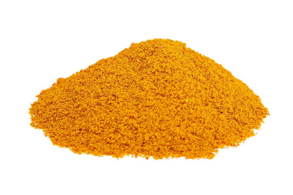 The Spice Way Turmeric Powder - (8 oz) powdered ground tumeric root (curcuma) - Great turmeric root fresh for curries, soups, teas, masala, and golden milk or tumeric powder for skin