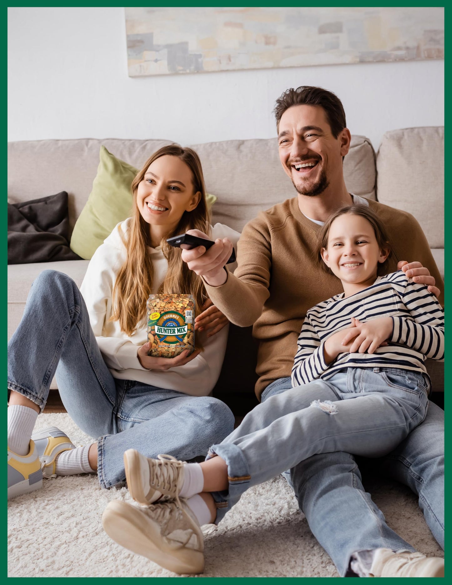 Southern Style Nuts Gourmet Hunter Bulk Trail Mix, 23 oz (Pack of 1), Sesame Sticks, Roasted Peanuts, Sunflower Kernels, Almonds, Cashews & Pepitas, Mixed Nuts, Snacks for Adults & Kids