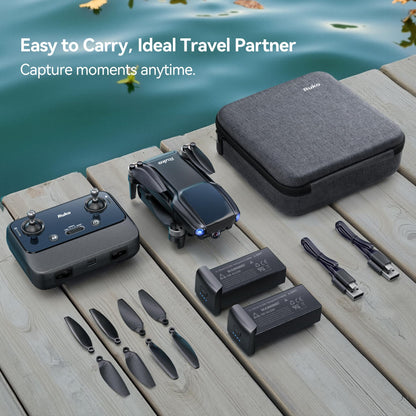 Ruko U11MINI Drones with Camera for Adults 4K, 70Mins 2 Batteries, Under 250g, Camera Drone with GPS TOF 9800FT Long Range Auto return for beginner