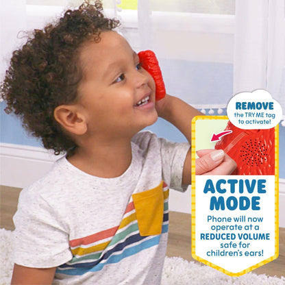 SESAME STREET Learn with Elmo Pretend Play Phone, Learning and Education, Kids Toys for Ages 2 Up by Just Play