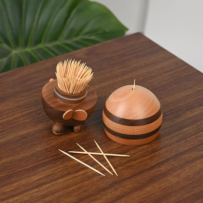 Bee Toothpick Holder Dispenser - Unique Kitchen Gadgets for Home Decor and Gifts, Cute Kitchen Accessories for Bee Lovers, Bee Decor - Perfect Kitchen Gifts Idea--Includes 150 Pcs Toothpicks