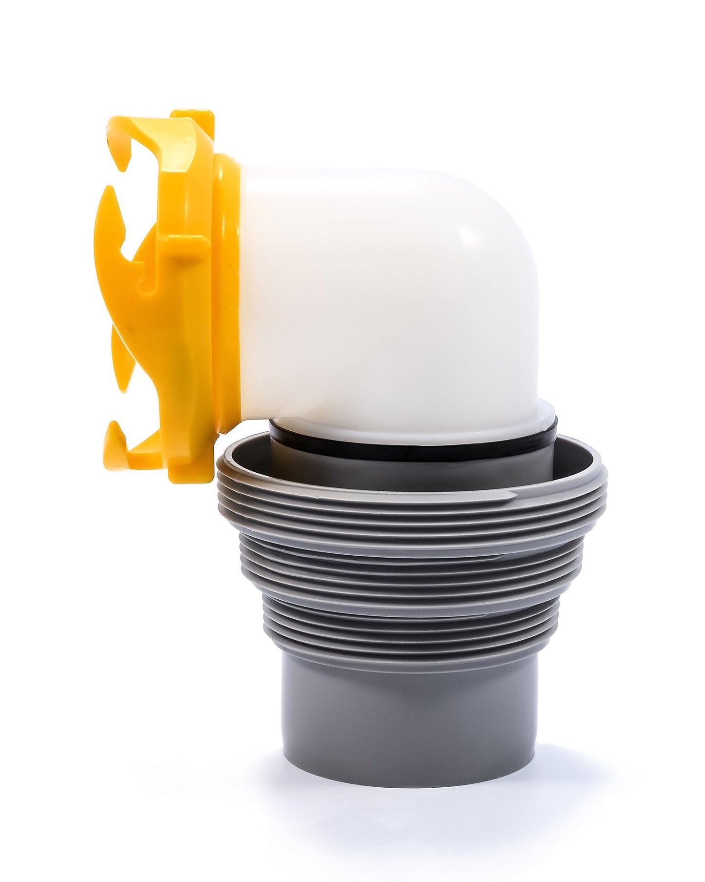 Camco Revolution Sewer Hose Kit with 360 Degree Swivel Fittings and 4-in-1 Elbow Adapter, Universal Fit, 20 Feet (39634)