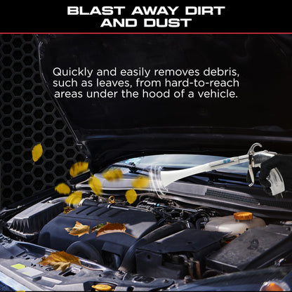 Tornador Z-014 Air Blow Out Tool | High-Performance Air Blower for Fast Car Detailing | Quickly Cleans & Dries Hard-to-Reach Areas | Essential Tool for Professionals