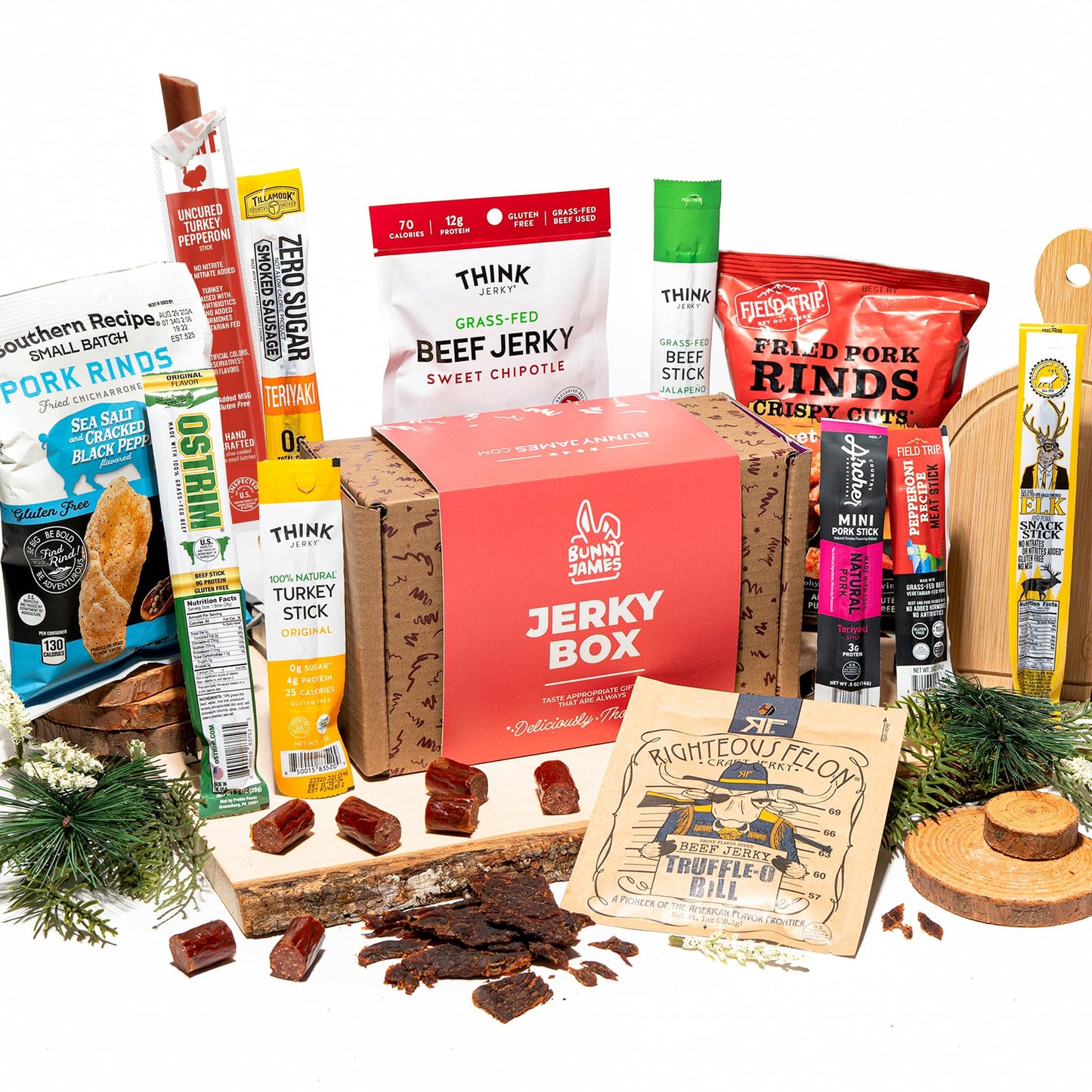 Beef Jerky Gift Basket For Men - Exotic Jerky Variety Pack, Delicious Protein-Packed Snack Box for Dad, Husband - Birthday, Holiday Food Treats for Adults - Unique Food Gifts for Men Who Want Nothing