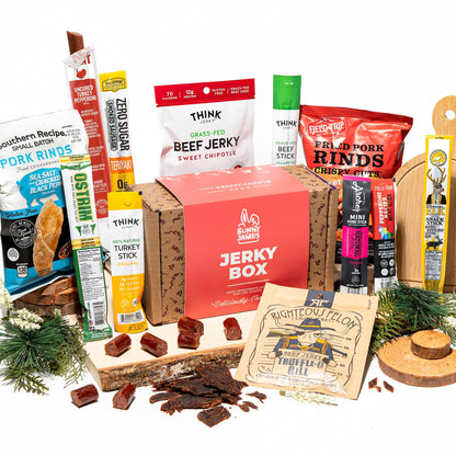 Beef Jerky Gift Basket For Men - Exotic Jerky Variety Pack, Delicious Protein-Packed Snack Box for Dad, Husband - Birthday, Holiday Food Treats for Adults - Unique Food Gifts for Men Who Want Nothing
