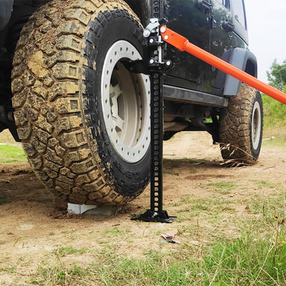 VEVOR Farm Jack,48" Utility High Lift Farm Jack, 7000 lbs Capacity Ratcheting Off Road Utility Jack, Heavy-Duty Farm Jack for Tractor, Truck, SUV, Bumper Lift, Orange