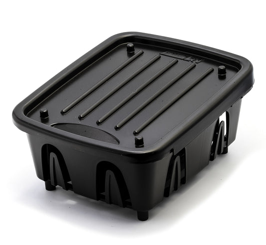 Camco Mini Dish Drainer and Tray - Fits RV Sinks and Small Counter Spaces - Durable Heavy-Duty Construction - Black (43512)