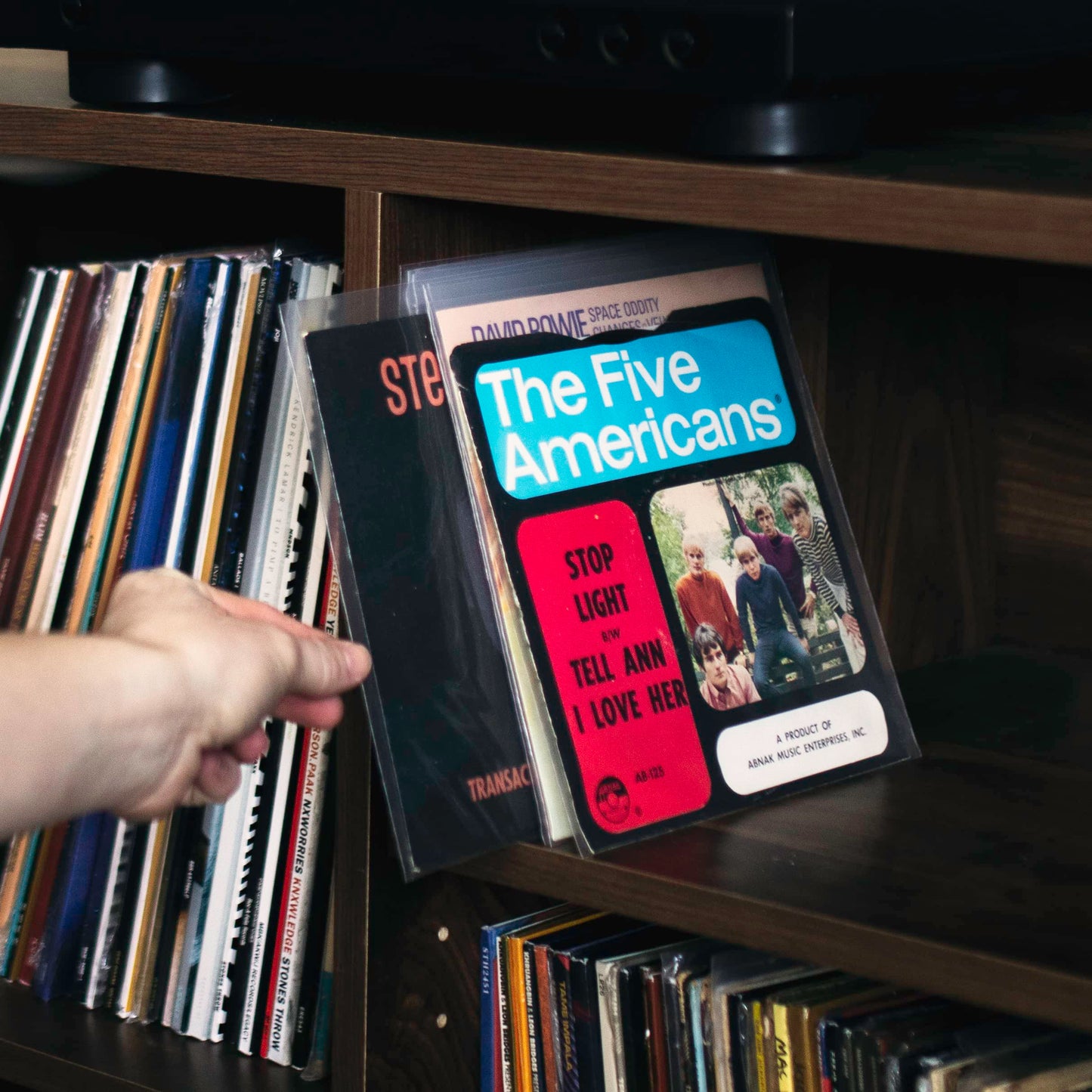 100-Pack 7-Inch 45 RPM Record Outer Sleeves – Clear Polyethylene Vinyl Covers | 3 Mil Thick, Archival, Anti-Static | Fits Picture Sleeves & Gatefolds | Made in USA