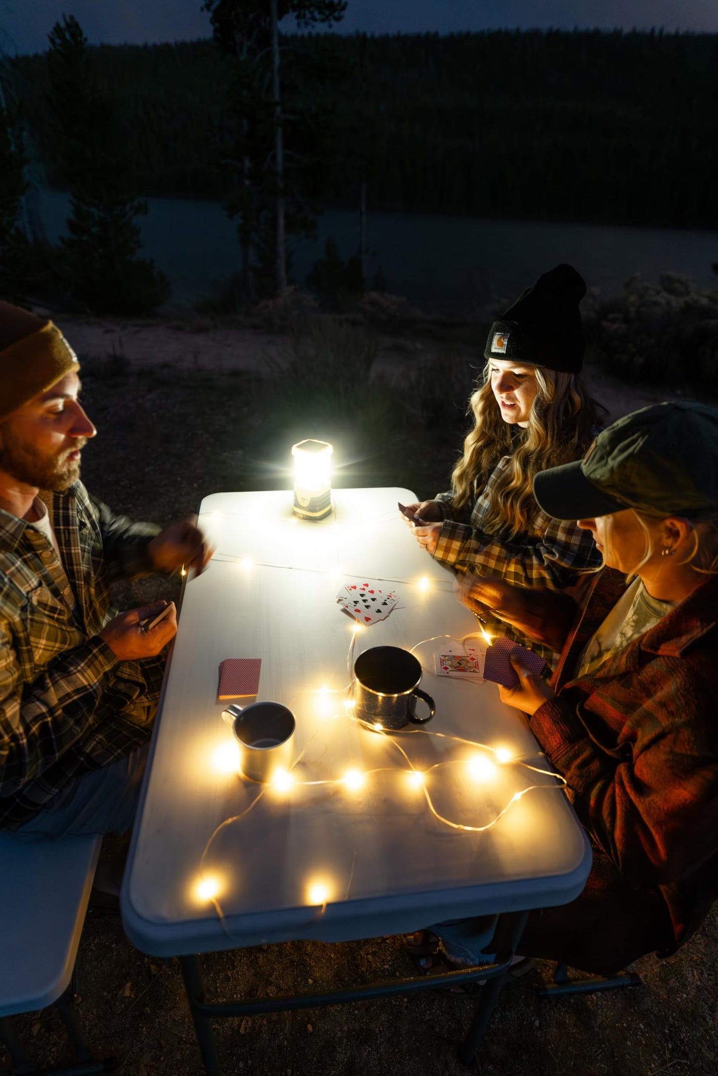 Stansport 616-100 Heavy-Duty Camp Table with Benches