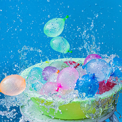 1700 Pack Water Balloons with Refill Hose Nozzle Eco-Friendly Latex Balloons for Kids Adults Outdoor Water Bomb Fight Games