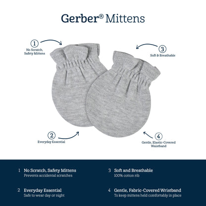 Gerber Baby Boys Cap and Mitten Sets Sports Blue 0-3 Months