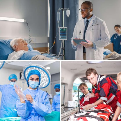 Vinyl Disposable Gloves Large - 100 Clear Food Safe Cooking and Household Cleaning Gloves - Powder-Free and Latex-Free Kitchen Glove for Meal Prep and Food Service