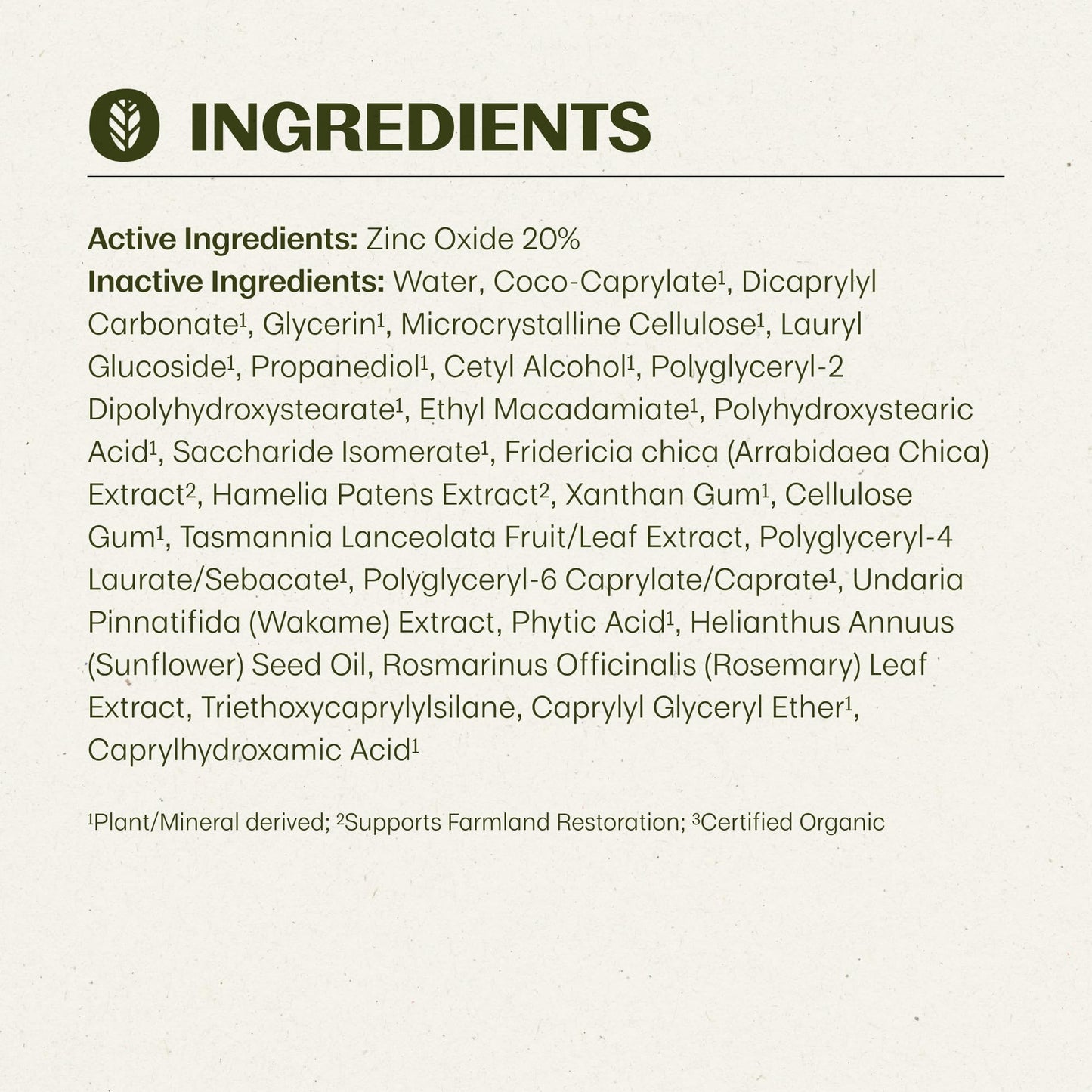 Thrive Natural Care Mineral Face Sunscreen for Sensitive Skin SPF 30, 2 Ounces - Moisturizing Unscented Sunscreen for Face - Broad Spectrum with Clear Zinc Oxide - Vegan