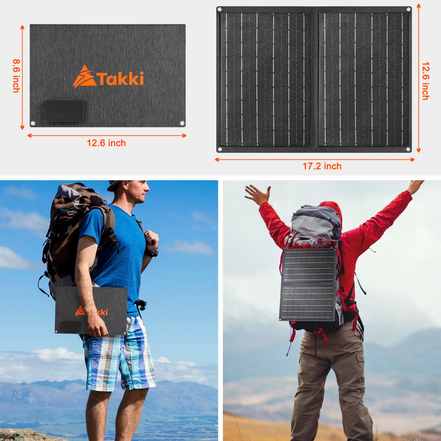 Takki 120W Peak Solar Generator with 21W Panel 83Wh Portable Power Station Solar Power Bank with 110V AC Outlet for Camping Home Use Outdoor Emergency Fan Laptop Hurricane
