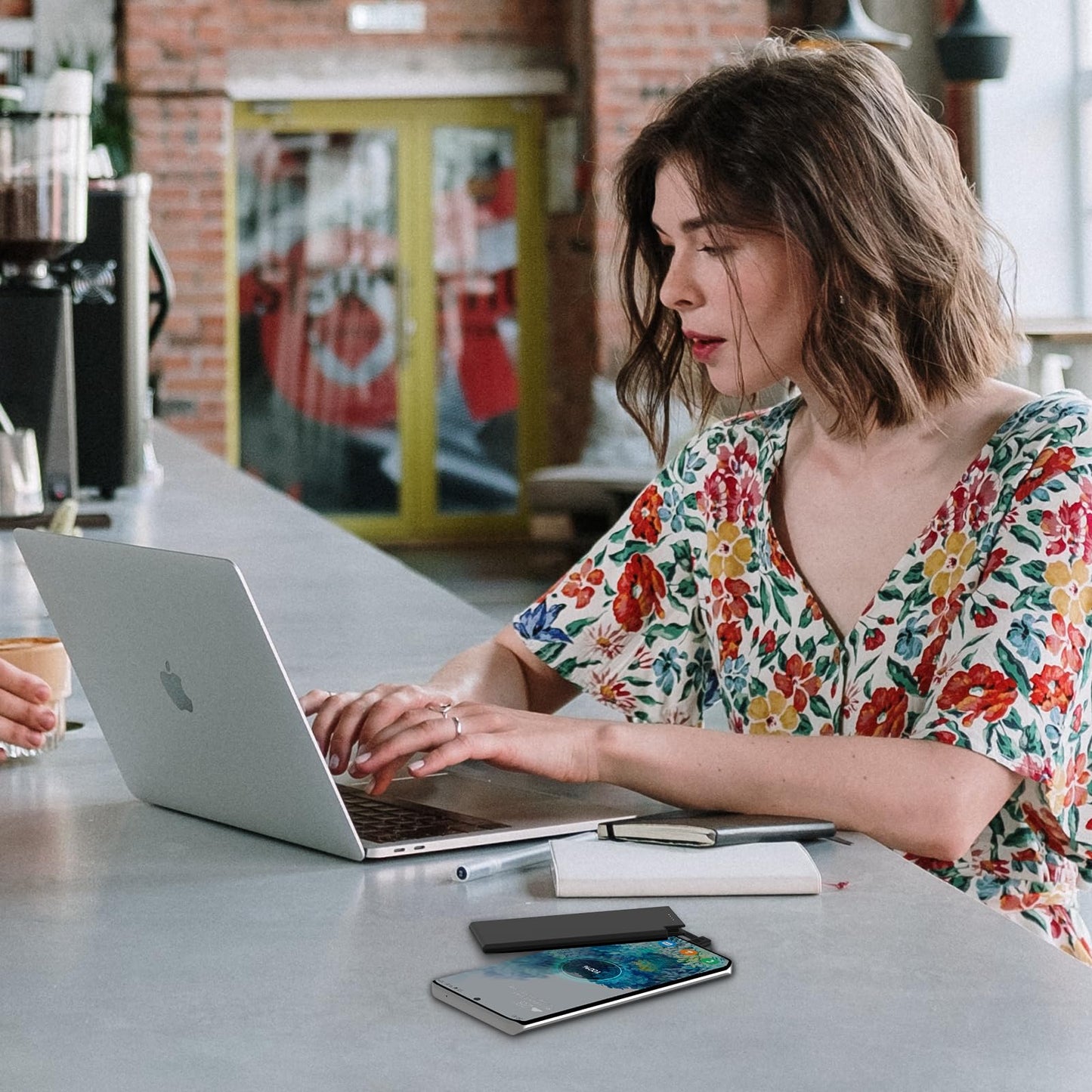 Auskang Slim Power Bank for Travel-5000mAh USB C Portable Charger Built in Cable- Airplane Safe Thin Battery Pack Compatible with iPhone16 15 Devices Samsung Google Pixel Android Phones