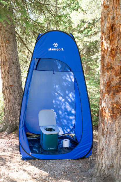 Stansport Easy-Go Portable Camp Toilet (273-100) 14" L x 14" W x 14" H