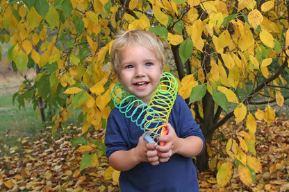 The Dreidel Company Plastic Multicolor Coil Spring, Goody Bag Fillers, Party Favor for Kids, 3" Inches (80mm) (Single)