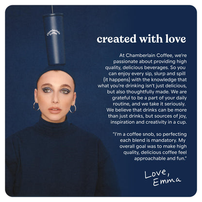 Chamberlain Coffee Fancy Mouse Espresso Blend - Extra Bold, Dark Roast Ground Coffee Beans with Notes of Sweet Caramel, Dark Chocolate & Toasted Peanuts - Specialty Ground Coffee - 12 oz