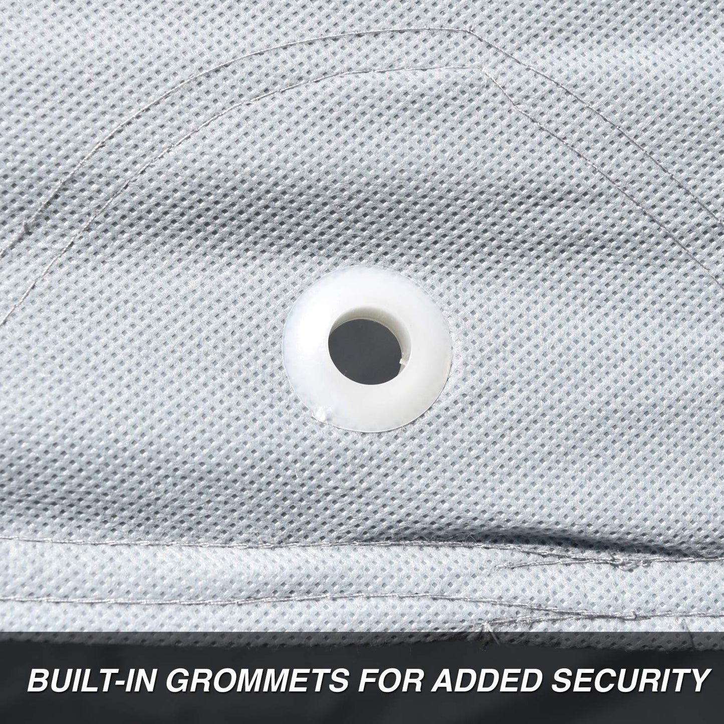 Budge Lite Car Cover Dirtproof, Scratch Resistant, Breathable, Dustproof, Car Cover Fits Sedans up to 200", Gray