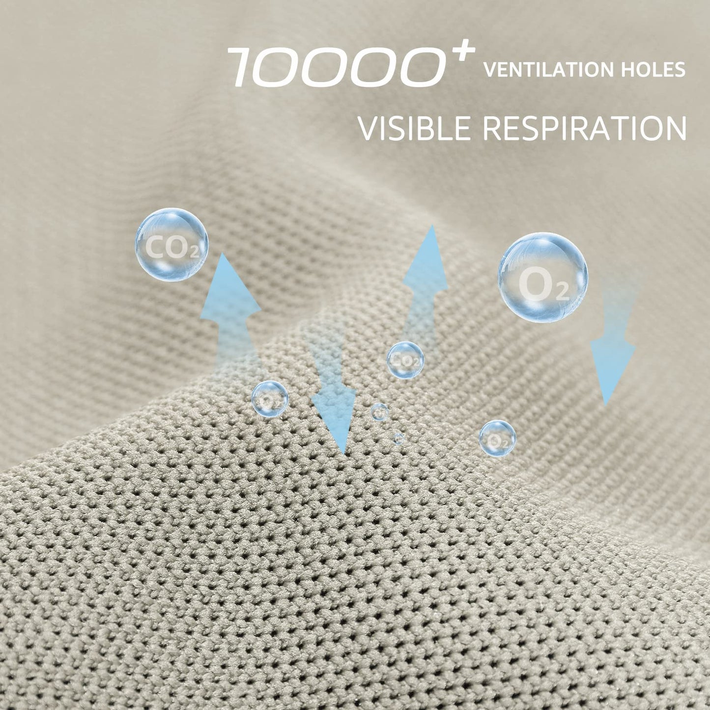 STQ Tennis Shoes for Women Athletic Cushioning Memory Foam Walking Shoes Slip on Mesh Sneakers Light Taupe US 8