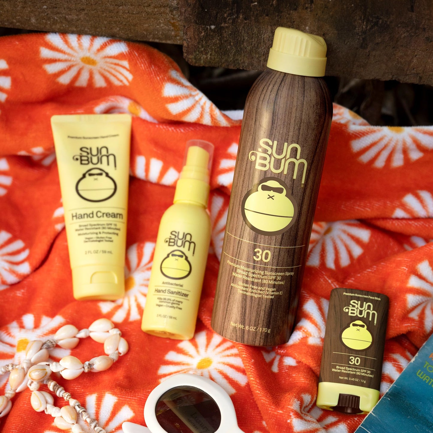 Sun Bum Original SPF 30 Face Stick Sunscreen - Water-Resistant Broad Spectrum Facial Sunscreen with Vitamin E - Hawaii 104 Act Compliant (Without Octinoxate & Oxybenzone) - Travel Friendly - 0.45 oz