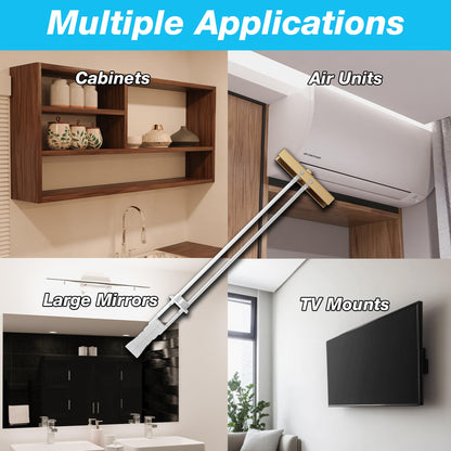 TOGGLER SNAPTOGGLE BB Toggle Anchor with Bolts, Zinc-Plated Steel Channel, Made in US, 3/8" to 3-5/8" Grip Range, for 1/4"-20 UNC Fastener Size (Pack of 10)