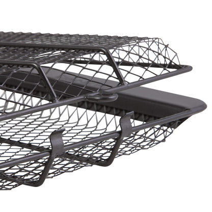 Char-Broil Non-Stick Grill Basket, Black,Silver