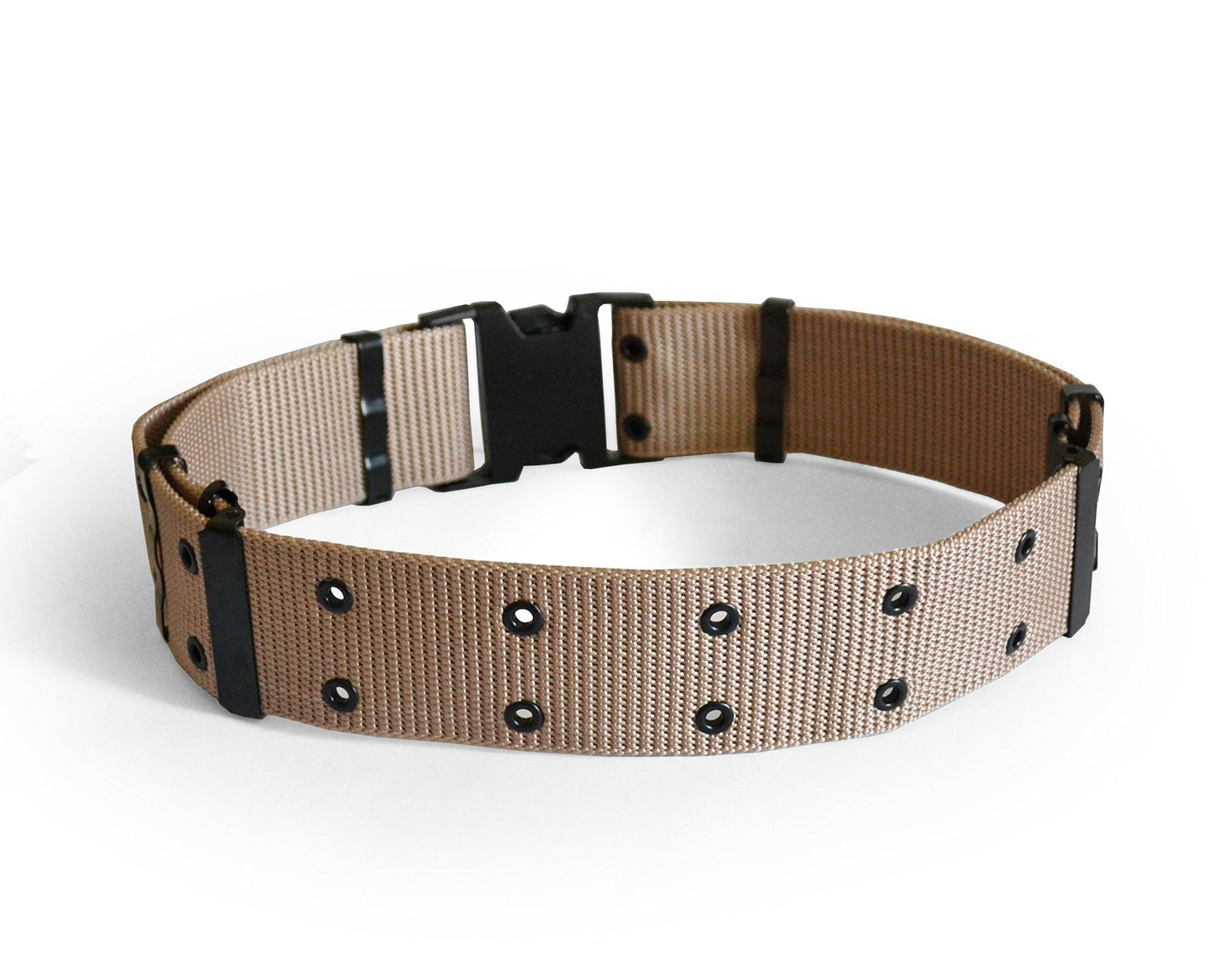 UltraKey Tactical Belt, Adjustable Security Military Heavy Duty Rescue Belt for Outdoor Sports and Hunting Khaki