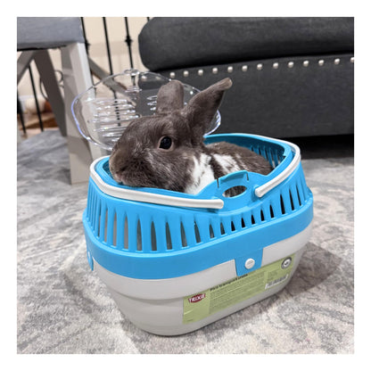 TRIXIE Pico Transport Crate, Small Pet Carrier, Portable Travel Carrier, for Small Pets, Hamsters, Guinea Pig, Lizards