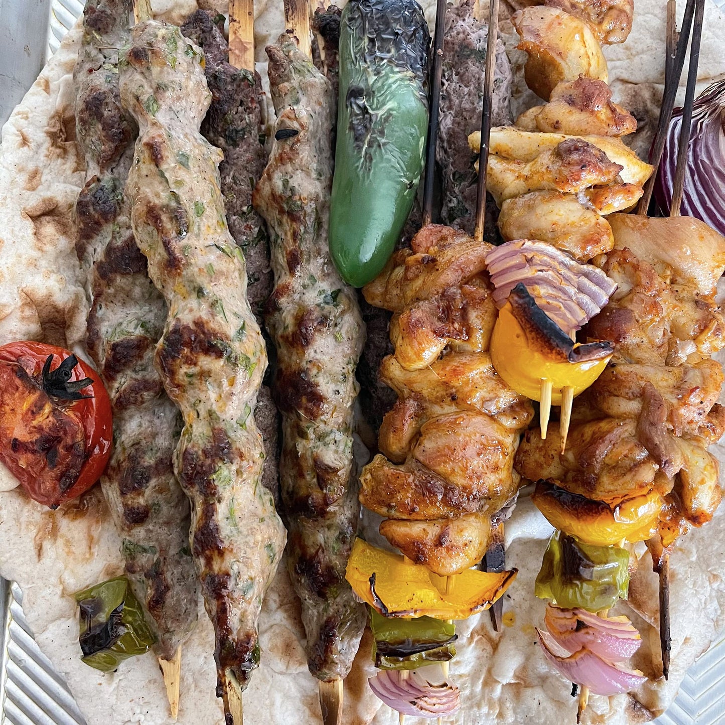 Ziyad Shaker Premium BBQ Mashawi Spice Blend, Salt-Free, Vegan, Vegetarian, No Colors, No Additives, No Preservatives, Smoky BBQ Middle Eastern Spice Mix! 5.3oz