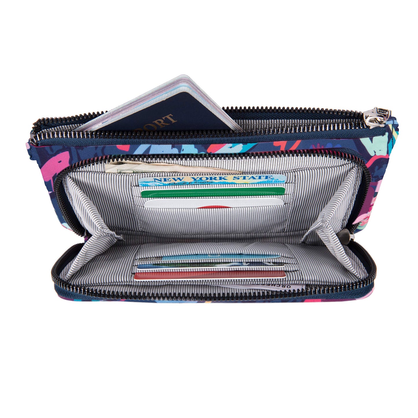 Travelon: RFID Blocking Phone Clutch Wallet - Mod Floral