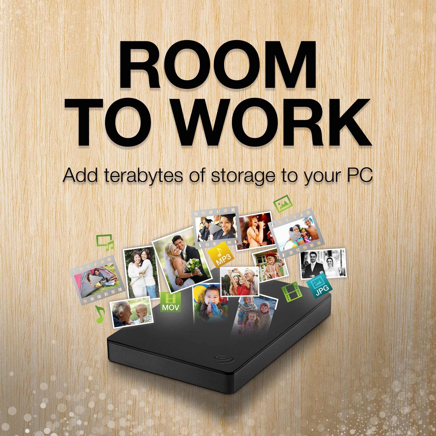 Seagate Portable 4TB External Hard Drive HDD – USB 3.0 for PC, Mac, Xbox, & PlayStation - 1-Year Rescue Service (STGX4000400)