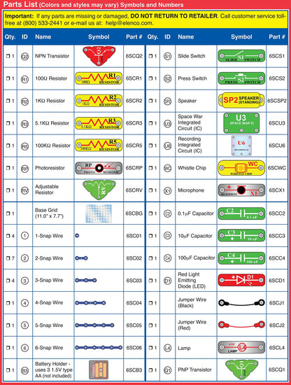 Snap Circuits 203 Electronics Exploration Kit | Over 200 STEM Projects | Full Color Project Manual | 42 Snap Modules | Unlimited Fun
