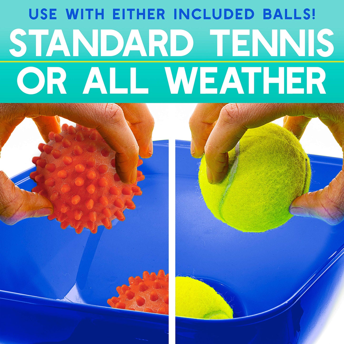 Franklin Pet Supply Co. Ready Set Fetch Automatic Tennis Ball Launcher Dog Toy - Electronic Thrower for Fetch + Playtime - Launches up to 40 Feet - Official Size