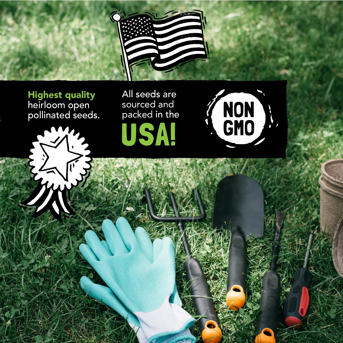 Culinary Herb Seeds Variety Pack: 10 Spice Herbs, Hydroponic Garden Indoors, Heirloom Planting Basil, Parsley, Sage, Thyme, Rosemary, Cilantro, Chives Dill Oregano, Summer Savory by Sustainable Sprout