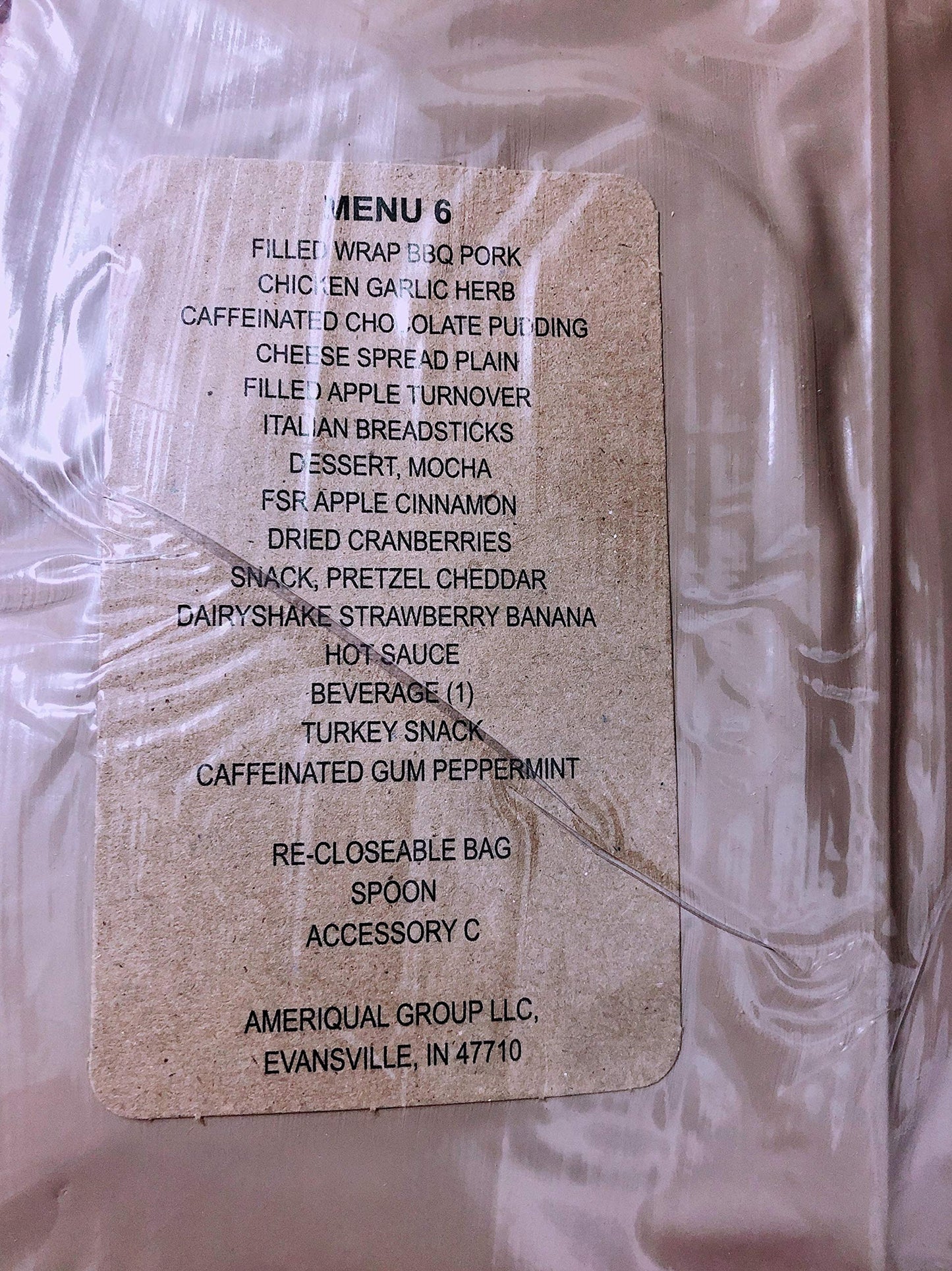 FIRST STRIKE RATIONS (MRE X 3)