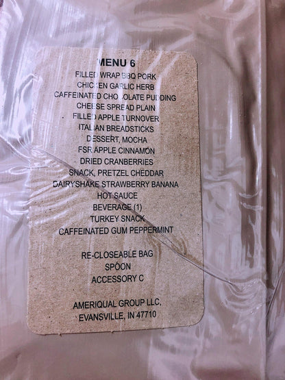 FIRST STRIKE RATIONS (MRE X 3)